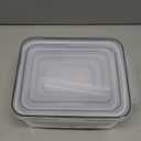 5 PCS Large Fruit Containers for Fridge - Leakproof Food Storage Containers with Removable Colander - Dishwasher & microwave safe Produce Containers Keep Fruits, Vegetables, Berry, Meat Fresh longer