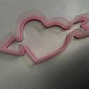 Holiday Home Grippy Cookie Cutter Heart & Arrow, Pack of 5