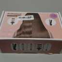 5 in 1 Wand Curling Iron-Curling Wand Set with Hair Straightener, 3 Barrels Hair Crimper Iron, 3 Ceramic Curling Irons (0.35 "-1.25"), 2 Temps Fast Heat Hair Curler Waver with Glove & Clip-Purple