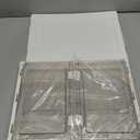 Stackable Storage Bins with Lids - Closet Organizers and Storage, 3 Drawer Storage OrganizerClear Stackable Storage Drawers for Clothes,Hats, Snacks (Clear-3Pack with 3 lids no wheels)