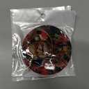 3 x 2025 Christmas Tree Fun Santa Claus Decorations, Christmas Ornaments 2025Painted Glass Style, Unique Acrylic Hanging Decorations