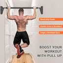 Sportneer Pull Up Bar for Doorway, No-Drill, 30-37.4 in, 440 lb