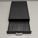 Amazon Basics Nespresso OriginalLine Coffee Pod Storage Drawer Holder, 50 Capsule Capacity, Black