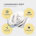 THREAD SPREAD 100% Egyptian Cotton Pillow Cases Standard/Queen Size Set of 2 - Luxury 1500 Thread Count Sateen White Pillow Cases, Silky Soft Cotton Pillowcases Fits Standard & Queen Size Pillows