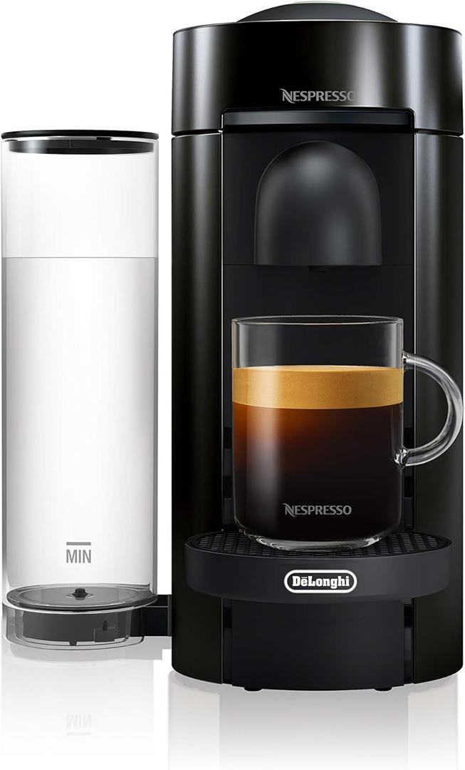 Nespresso Vertuo Plus Coffee and Espresso Maker By De'Longhi, Ink Black Nespresso Vertuo Plus Coffee and Espresso Maker By De'Longhi, Ink Black