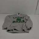 Lucky Mama, St Patrick's Day Mom Sweatshirt (Heather Grey), Small