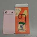 Vooii Magnetic for iPhone Air Case, Compatible with Magsafe (Premium Liquid Silicone) (Integrated Camera Control Button) Anti-Scratch Microfiber Lining for iPhone 17 Air 6.5 inch, Chalk Pink