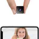 Home Mini Spy Camera WiFi Room Video Camera Hidden Small Nanny Cam with App Motion Detection Night Vision Indoor Security for Kids, Pet, Elders