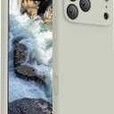 FireNova Magnetic for iPhone 17 Pro Max Case, Compatible with MagSafe, [Integrated Silicone Camera Control Button] [Camera Protection] Anti-Scratch Microfiber Lining Phone Case, 6.9", Stone