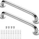 Gotega Shower Grab Bar 2 Pack, Stainless Steel Bathroom Grab Bar Shower Bath Handle Grab Bars for Bathtub Showers 24 Inch
