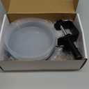 Deck Bird Feeders with Metal Mesh Tray and 2 Water Bowls - Detachable Adjustable Heavy Duty Clamp Bracket, Rail Bird Bath Balcony Porch Railing Feeder Perfect for Attracting Birds. (Hight 8.8 Inch-1)