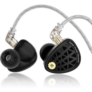 KZ Phantom in-Ear Monitor, Gaming Wired Earbuds with Full-Metal Cavity, Clear Sound & Deep Bass, Secure Fit Earphones for Audio Engineers, Musicians (Nomic)