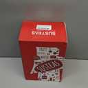 SUSTEAS Rotary Cheese Grater with Handle - Vegetable Shredder with 5 Well-designed Blades & Strong Suction Base,Round Mandoline Slicer & Food Chopper for Kitchen,with Blade Storage Box(Red)