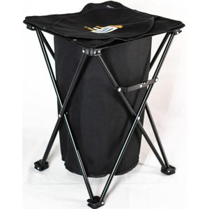 TrashMigo Portable Trash Can - Collapsible, Indoor/Outdoor Trash Bag Holder for Garbage - Durable Trashcan for Beach, Camping, Tailgate, Picnic (Black) (01)