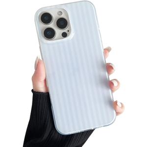 Compatible with iPhone 12/12 Pro Case, Fashion Cute Striped Aesthetic Design for Women, Soft TPU Shockproof Phone Case for iPhone 12/12 Pro 6.1 inch, Blue