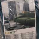 LAMIT Teal Velvet Curtains 120 Inch Length for Living Room, Thermal Insulated Room Darkening Drapes Luxury Privacy Protected Back Tab and Rod Pocket Panels for French Door, 2 Panels, 52 x 120 Inch