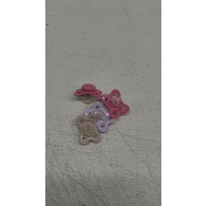 MAM Original Matte Baby Pacifiers, Binky for Girls 0-6 Months, BPA-Free Silicone Nipple, Easy to Clean, Best for Breastfed Babies, Developed with Medical Experts, 4 Count Binkies (Pink / Purple)