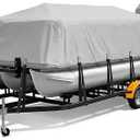 1200D Waterproof Pontoon Boat Cover 16-18 ft, Gray
Fits 16-18 ft Pontoon Boats up to 8 ft Beam, 12 Windproof Straps, Elastic Hem & Motor Cover, Heavy Duty UV Protection