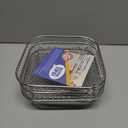 P&P CHEF 7.72 Inch Square Air Fryer Rack Set of 3, Stackable Stainless Steel Air Fryer Basket Accessories, Deep Dehydrator Racks Frying Baskets for Baking Roasting, Oven & Dishwasher Safe