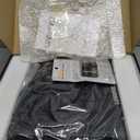 1200W 10" Car Subwoofer, Slim Under Seat Powered Subwoofer and Amp Package, High/Low Level Input, Car/Truck Audio Sub Built-in Amplifier amp Combo Package, with Blue LED Light