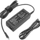 65W 45W USB C Laptop Power Replacement Adapter Charger for Lenovo Chromebook/Yoga/ThinkPad L580 L590 E580 E585 P43s P53s with Power Cord