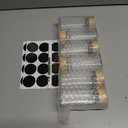 6Pcs Spice Jars with Label, 4oz Empty Square Seasoning Containers, Spice Jars with Shaker Lids, Small Spice Bottles for Salt, Herbs, Sugar, Pepper, Seasoning Jars for Spice Rack, Cabinet, or Drawer (Bamboo)