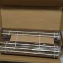 2 Pack Warm Gold Curtain Rods for Windows 72 to 144 Inches Adjustable Length Heavy Duty 1" Diameter Brass Window Curtain Rod with Solid Metal Finials for Outdoor Farmhouse Bedroom Kitchen Living Room