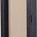 Freezing point Shadow Box Frame 8x25 Flower Shadow Box Pin Display Case Cabinet Picture Frame with Linen Back Memorabilia Awards Medals Badge Bouquet Wedding Memory Box for Keepsakes Long Black (825)