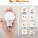 Sylvania ECO LED A19 Light Bulb, 60W Equivalent, Efficient 9W, 7 Year, 750 Lumens, Non-Dimmable, Frosted, 5000K, Daylight - 8 Pack (40883)