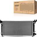 Torchbeam Vehicle Radiator Replacement For 2014-2016 Silverado 1500 5.3L, 2014-2016 Sierra 1500 5.3L, Sierra 1500 6.2L, 2015 Yukon 6.2L, Silverado 1500 6.2L With EOC and TOC