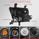 Halogen Headlight Assembly Compatible with 2005-2015 Nissan Xterra