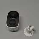 Security Cameras Wireless Outdoor Indoor, 2K Battery Powered WiFi Camera for Home Security, AI Motion Detection, Color Night Vision, IP66 Weatherproof, 2-Way Talk, Siren Alarm, SD/Cloud Storage (White)