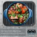 Walfos XXL Silicone Trivet 16 Inch and Trivets Mats 12 Inch, Trivets for Hot Pots and Pans, Heat Resistant Pot Holders Hot Pads for Kitchen Quartz Countertops, Hot Dishes, 6 Pack