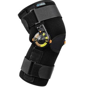 Nvorliy Hinged ROM Knee Brace with Side Stabilizers & Locking Dials, Post Op Knee Immobilizer for Arthritis, ACL, MCL, PCL, Meniscus Tear, Injurie/Knee Pain, Medical Orthopedic Support (Large)