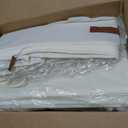 Under Bed Storage with Wheels, 10 inches Under Bed Storage Containers, 65L XXL Large Adjustable Underbed with Lids, Rolling Underbed Storage bins for Shoes, Clothes, Blankets, White