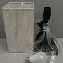 aooshine Medium Table Lamp with USB Ports - 3 Color Temperature Bedside Lamp for Bedroom, Pull Chain Control, USB A and C Ports, 2 AC Outlets, Bulb Included (17.4in)