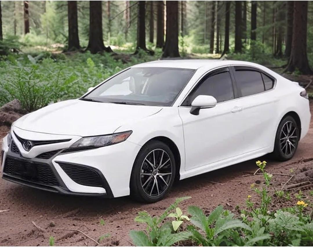 in-Channel Window Visors Rain Guards for Toyota Camry 2018-2024 Window Wind Deflectors Sun Visor Vent Shades Smoke Tinted