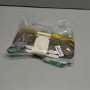 1 PC Car Sun Visor Anti-Glare Glasses, 12.6 x 4.7 Anti-high Beam Goggles for Day and Night Use, Button Model HD Vision Safe UV Blocking Sun Visor Extender, Universal for Car (Black & Yellow)