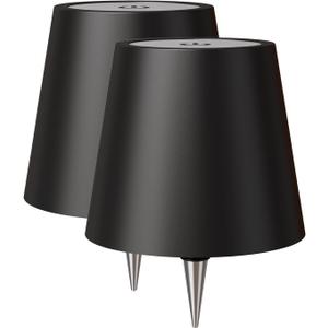 2 Pack Wireless Bottle Lamp, Wireless Bottle Lamp Shade with 3 Color Temperature, Rechargeable Stepless Dimming LED Wine Bottle Lights for Any Bottle, Desk Lamp for Bedroom Restaurant Bar - Black 2 Pack Wireless Bottle Lamp, Wireless Bottle Lamp Shade with 3 Color Temperature, Rechargeable Stepless Dimming LED Wine Bottle Lights for Any Bottle, Desk Lamp for Bedroom Restaurant Bar - Black