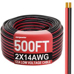 Energeaster 14 Gauge Wire 500FT, 14AWG Automotive Wire Electrical Wire