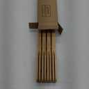 In-Drawer Knife Block Organizer - Bamboo Wood Drawer Knife Organizer-Protecting Knife Organizer Block (Not Included) (Natural, 7 Knives Dock)