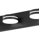 5-Light Bathroom Vanity Light, Modern LED Bathroom Light Fixture Over Mirror, Matte Black Bath Wall Lighting, Dimmable 5500K Vanity Lighting Fixture with 360Rotable Head, 5-Light,40lnch