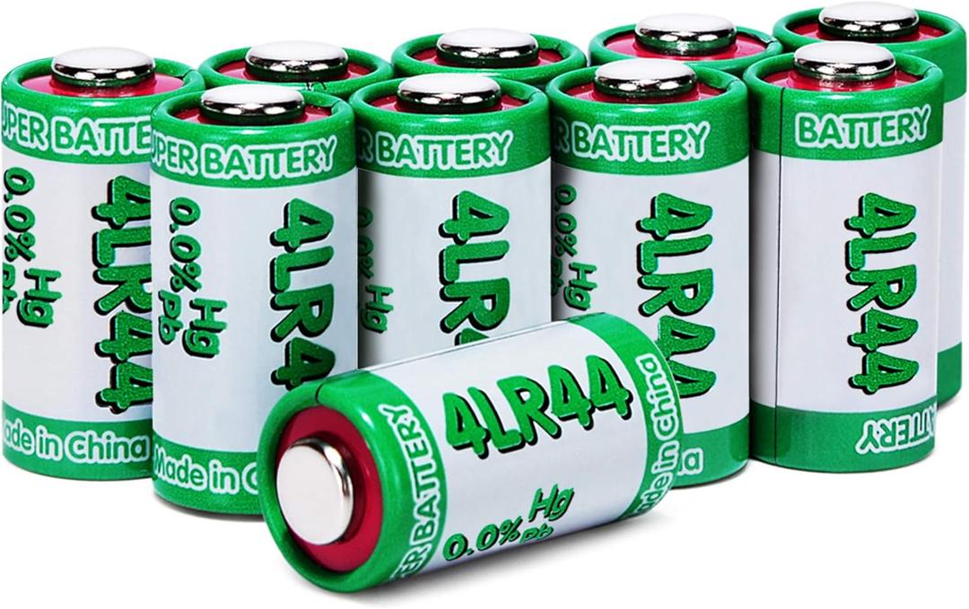 LiCB 10 Pack 4LR44 6V Battery PX28A 476A A544 K28A L1325 Battery 6V Alkaline Batteries for Dog Collars