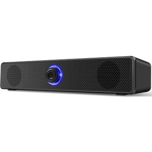 Computer Speakers, USB Powered PC Speakers Wired Stereo Desktop Speakers with 3.5mm AUX Audio Plug (No Bluetooth) for Computer, Desktop, Laptop, PC [2026 Version]