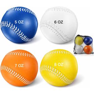 Arrowbash Weighted Softball Training Balls Bulk Set