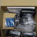 Panasonic Cordless Phone with Answering Machine, Advanced Call Block, Bilingual Caller ID and High-Contrast Display, Expandable System with 2 Handset Cordless Telephones - KX-TGD832M (Metallic Black)