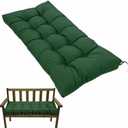 Bench Cushions for Indoor Furniture,Tufted Patio Bench Seat Cushion, Swing Seat Cushion,Garden Loveseat Cushions,Outdoor Cushions for Lounger Garden Furniture Patio (Green, 39.3x19.7)