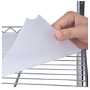 Slendor Wire Shelf Liner 14" x 36" Value Pack of 5 Flat Heavy Duty Waterproof Non-Adhesive Industrial Strength Plastic Mats for Tier Shelving Unit, Transparent