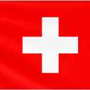 Double Sided Switzerland Boat Flag 12x18IN Swiss Marine Small Flag Bright Colors Fade Proof Nylon Truck Motorcycle Banner with 2 Brass Grommets Outside