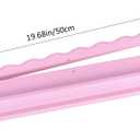 Mahjong Racks with Pushers, Pink Wooden American Mahjong Tile Pushers and Racks Set of 4, Mahjong Accessories (19.68 Inches)